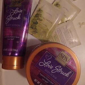 Love Struck Body Scrub and Lotion - Purple and Orange